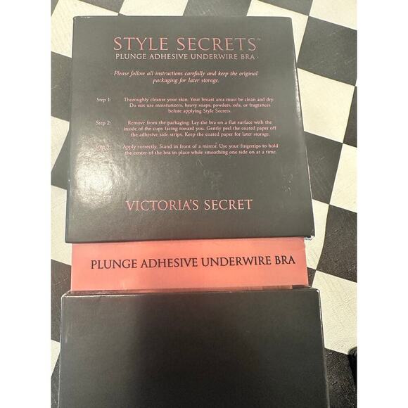 Victoria secret Adhesive Plunge Bra nude size D sexy intimate - Picture 3 of 7